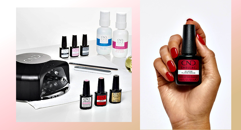 The CND Shellac System features a next-gen curing lamp innovation.